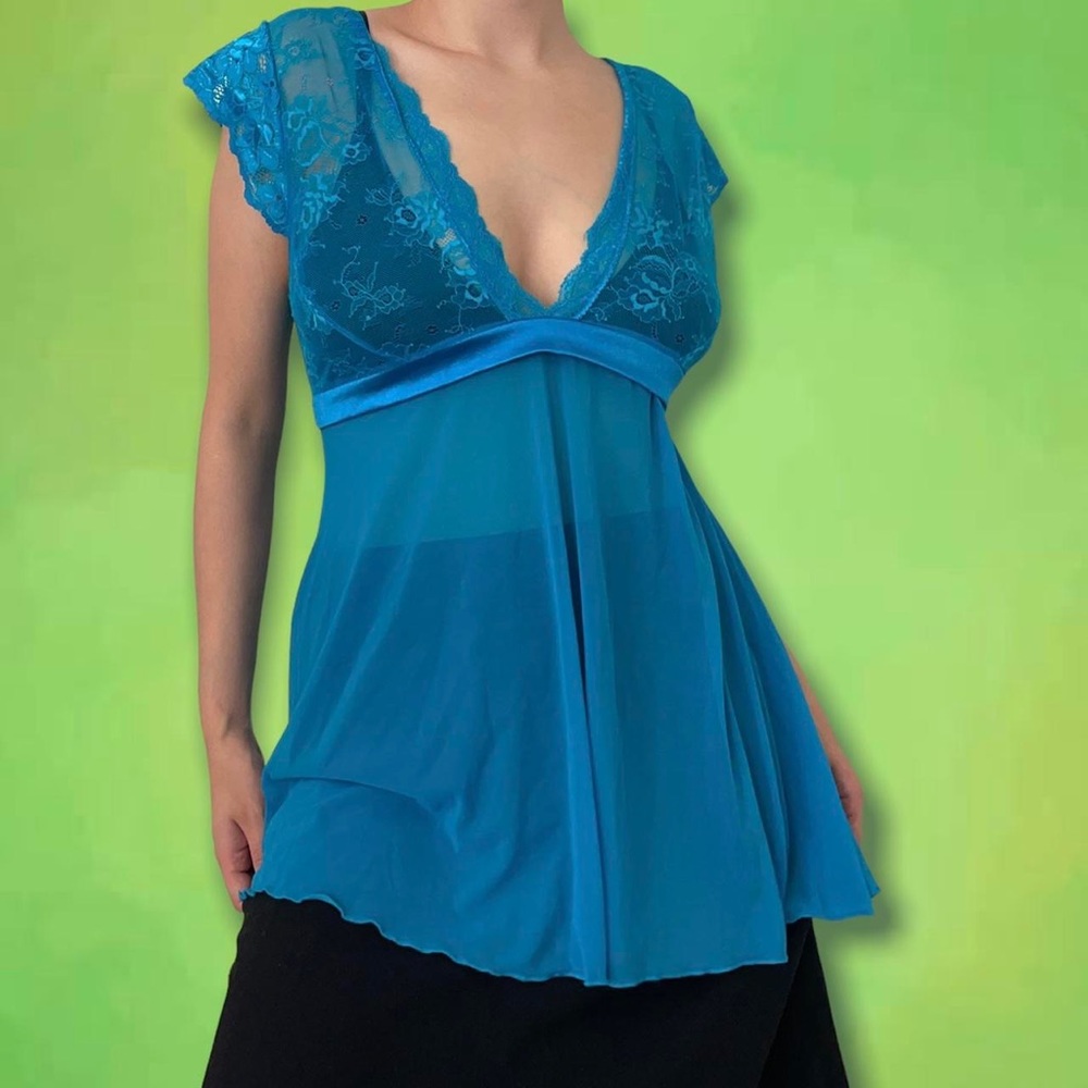 Vintage See-through Blouse